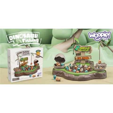 GRA ŁOWIENIE DINOZAURÓW RYBEK WĘDKI EDUKACYJNA DLA DZIECI ZABAWA