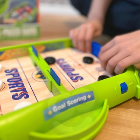 GRA ZRĘCZNOŚCIOWA 2W1 MINI HOKEJ WYŚCIGI EDUKACYJNA DLA DZIECI