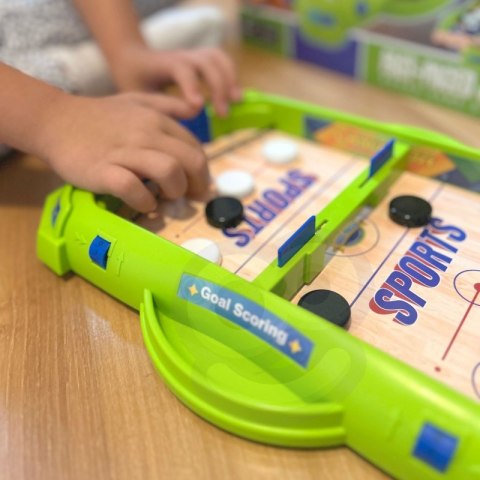 GRA ZRĘCZNOŚCIOWA 2W1 MINI HOKEJ WYŚCIGI EDUKACYJNA DLA DZIECI