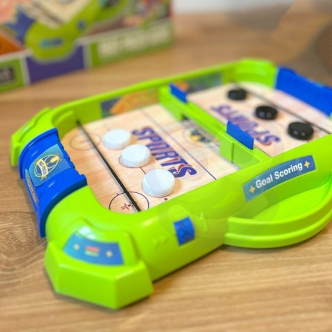 GRA ZRĘCZNOŚCIOWA 2W1 MINI HOKEJ WYŚCIGI EDUKACYJNA DLA DZIECI
