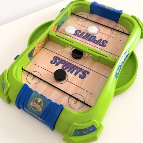 GRA ZRĘCZNOŚCIOWA 2W1 MINI HOKEJ WYŚCIGI EDUKACYJNA DLA DZIECI