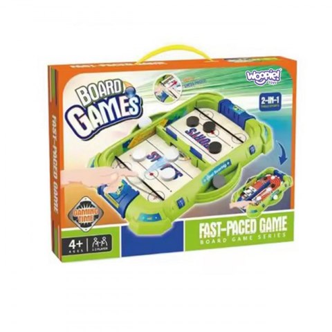 GRA ZRĘCZNOŚCIOWA 2W1 MINI HOKEJ WYŚCIGI EDUKACYJNA DLA DZIECI