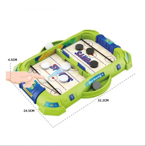 GRA ZRĘCZNOŚCIOWA 2W1 MINI HOKEJ WYŚCIGI EDUKACYJNA DLA DZIECI