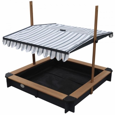 AXI Drewniana Piaskownica z Daszkiem Zamykana z Ławkami