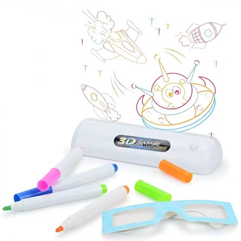MAGNETYCZNA TABLICA 3D PODŚWIETLENIE LED DO RYSOWANIA EDUKACYJNA DLA DZIECI