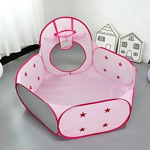 WOOPIE Namiot 3w1 Pałac Księżniczki XXL Domek Tunel Suchy Basen