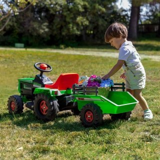 INJUSA Traktor Na Akumulator Basic 6V + Przyczepka