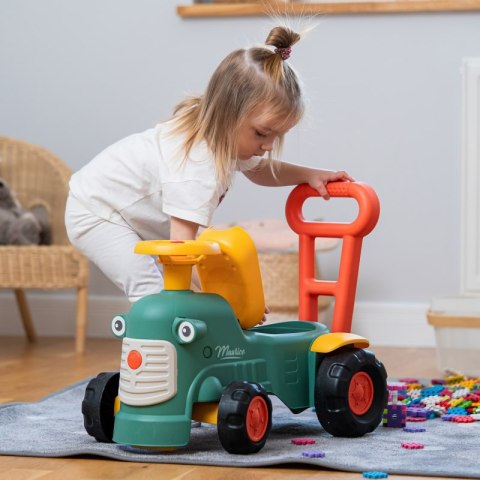 JEŹDZIK PCHACZ TRAKTOREK FALK MAURICE DLA DZIECKA 1-3 LAT SCHOWEK OPARCIE