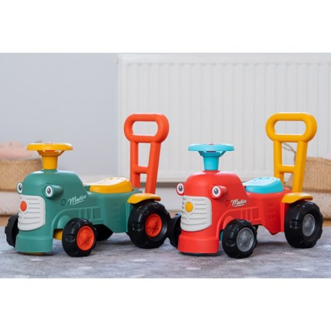 JEŹDZIK PCHACZ TRAKTOREK FALK MAURICE DLA DZIECKA 1-3 LAT SCHOWEK OPARCIE