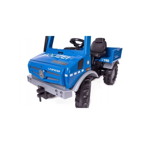 SAMOCHÓD NA PEDAŁY DLA DZIECI CIĘŻARÓWKA POLICJA ROLLY TOYS UNIMOG MERCEDES