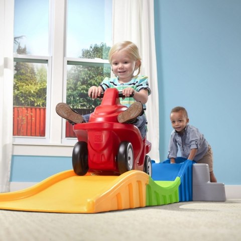 JEŹDZIK PCHACZ DLA DZIECI WAGON KOLEJKA GÓRSKA Z TOREM DO ZJAZDU STEP2