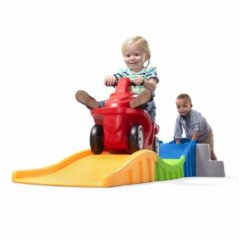 JEŹDZIK PCHACZ DLA DZIECI WAGON KOLEJKA GÓRSKA Z TOREM DO ZJAZDU STEP2