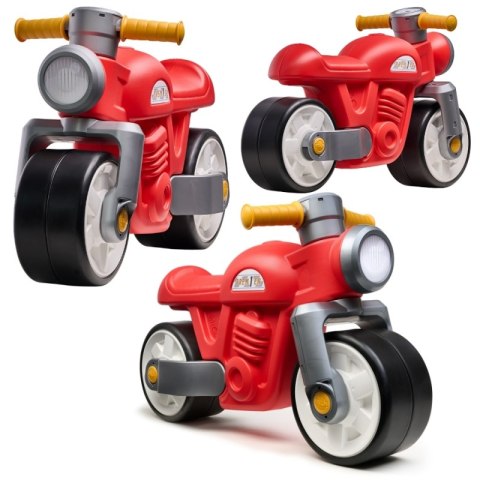 FALK Jeździk Biegowy Ciche Koła Motor Prem1er Retro Czerwony 1+ FALK Jeździk Biegowy Ciche Koła Motor Prem1er Retro Czerwony 1+