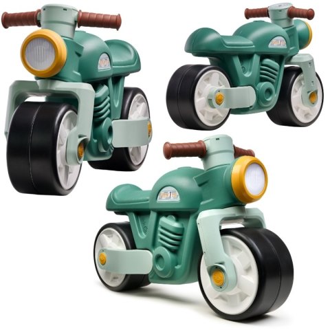 FALK Jeździk Biegowy Ciche Koła Motor Prem1er Retro Zielony 12+ FALK Jeździk Biegowy Ciche Koła Motor Prem1er Retro Zielony 12+