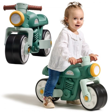 FALK Jeździk Biegowy Ciche Koła Motor Prem1er Retro Zielony 12+ FALK Jeździk Biegowy Ciche Koła Motor Prem1er Retro Zielony 12+