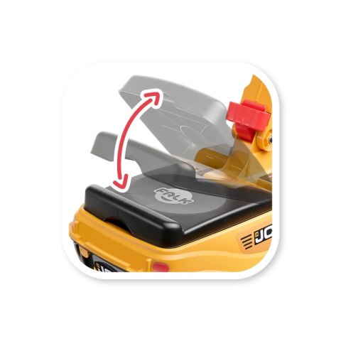 JEŹDZIK KOPARKA FALK JCB DIGGER DLA DZIECKA 3-7 LAT RUCHOMA ŁYŻKA + KASK