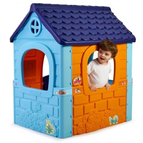 DOMEK OGRODOWY DLA DZIECI FEBER BLUEY DRZWICZKI SKRZYNKA NA LISTY ANTY UV