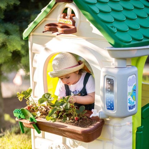 DOMEK OGRODOWY DLA DZIECI FEBER ECO ANTY UV KARMNIK SEGREGACJA ODPADÓW IMITACJA PANELU SŁONECZNEGO