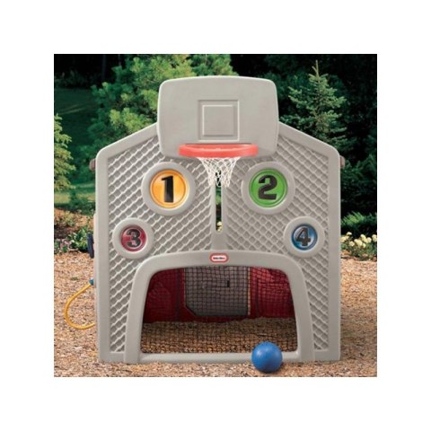 DUŻY DOMEK OGRODOWY MIEJSKI DLA DZIECI LITTLE TIKES KOSZYKÓWKA SKLEP SZKOŁA