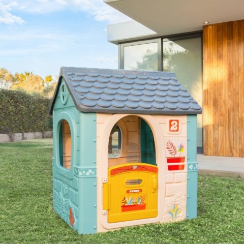 DOMEK OGRODOWY DLA DZIECI FEBER CASUAL DRZWICZKI SKRZYNKA NA LISTY ANTY UV