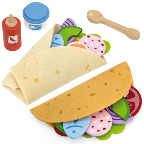 ZESTAW MEKSYKAŃSKICH POTRAW TACO BURRITO KREATYWNE ROZWOJOWE KOORDYNACYJNE