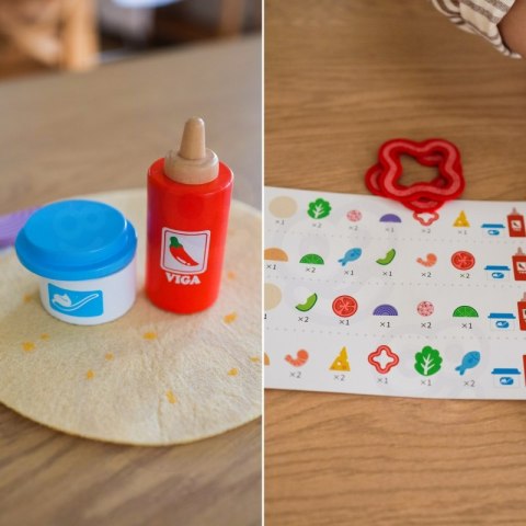 ZESTAW MEKSYKAŃSKICH POTRAW TACO BURRITO KREATYWNE ROZWOJOWE KOORDYNACYJNE