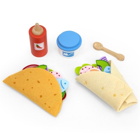 ZESTAW MEKSYKAŃSKICH POTRAW TACO BURRITO KREATYWNE ROZWOJOWE KOORDYNACYJNE