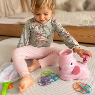 GRA ZRĘCZNOŚCIOWA ZŁAP FRISBEE WYRZUTNIA DYSKÓW DLA DZIECI EDUKACYJNA