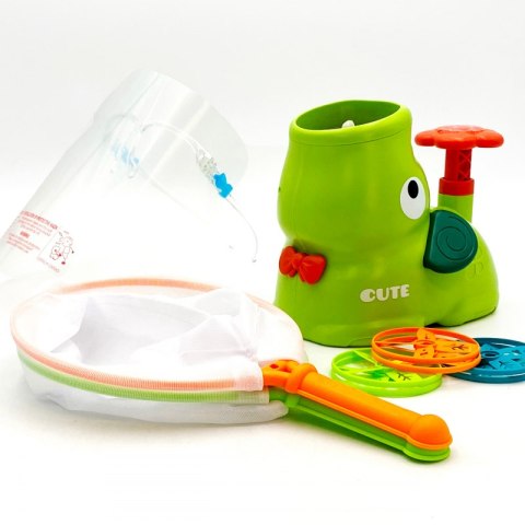 GRA ZRĘCZNOŚCIOWA ZŁAP FRISBEE WYRZUTNIA DYSKÓW DLA DZIECI EDUKACYJNA