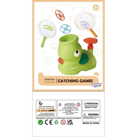 GRA ZRĘCZNOŚCIOWA ZŁAP FRISBEE WYRZUTNIA DYSKÓW DLA DZIECI EDUKACYJNA