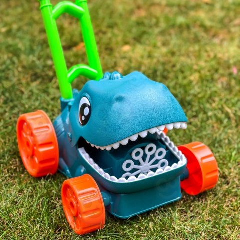 KOSIARKA OGRODOWA DINO NA BAŃKI MYDLANE DLA DZIECI DINOZAUR PŁYN KOLOROWA