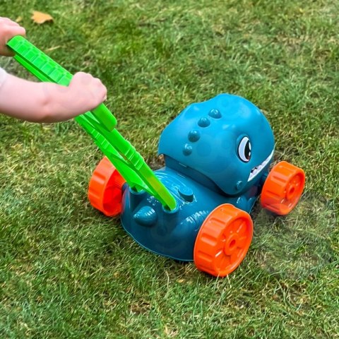 KOSIARKA OGRODOWA DINO NA BAŃKI MYDLANE DLA DZIECI DINOZAUR PŁYN KOLOROWA