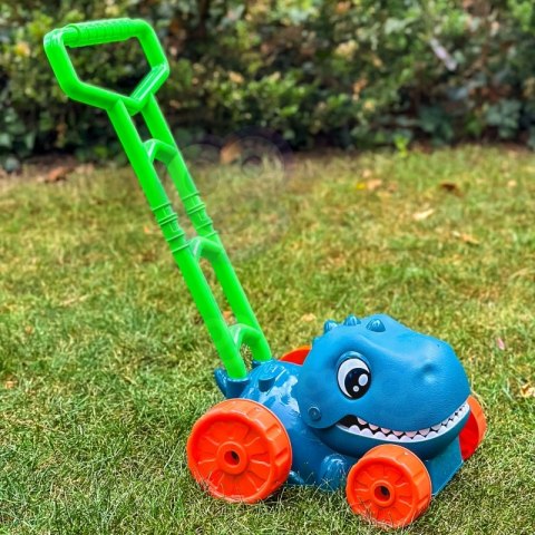 KOSIARKA OGRODOWA DINO NA BAŃKI MYDLANE DLA DZIECI DINOZAUR PŁYN KOLOROWA