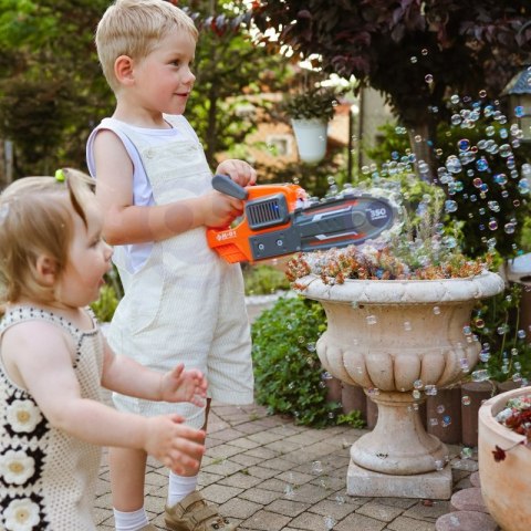 PIŁA ŁAŃCUCHOWA PISTOLET DO ROBIENIA BANIEK MYDLANYCH DLA DZIECI