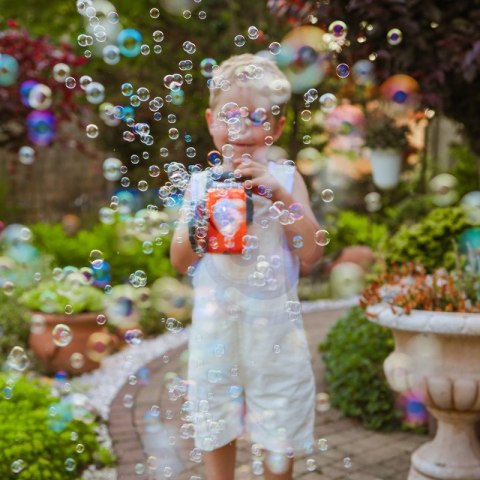 PIŁA ŁAŃCUCHOWA PISTOLET DO ROBIENIA BANIEK MYDLANYCH DLA DZIECI