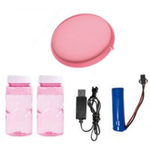 PISTOLET DO ROBIENIA BANIEK MYDLANYCH 91 OTWORÓW NIEBIESKI DLA DZIECI