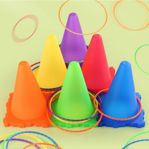 ZESTAW GRA OGRODOWA 3W1 RZUT DO CELU PACHOŁKI OBRĘCZE WORECZKI 30 EL