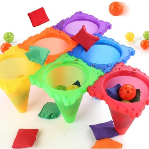 ZESTAW GRA OGRODOWA 3W1 RZUT DO CELU PACHOŁKI OBRĘCZE WORECZKI 30 EL