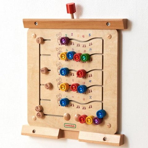 MASTERKIDZ Kolorowe Gąsieniczki Nauka Liczb i Ilości - Tablica Ścienna Edukacyjna Montessori MASTERKIDZ Kolorowe Gąsieniczki Nauka Liczb i Ilości - Tablica Ścienna Edukacyjna Montessori