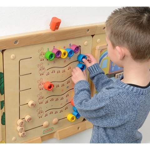 MASTERKIDZ Kolorowe Gąsieniczki Nauka Liczb i Ilości - Tablica Ścienna Edukacyjna Montessori MASTERKIDZ Kolorowe Gąsieniczki Nauka Liczb i Ilości - Tablica Ścienna Edukacyjna Montessori