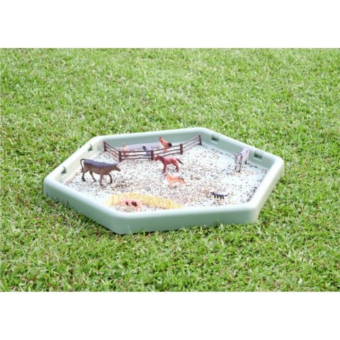 MASTERKIDZ Sześciokątny Stolik Do Zabawy Piaskiem i Wodą Regulowany