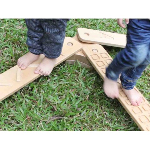 MASTERKIDZ Trening Balansu Równowagi Drewniane Deseczki