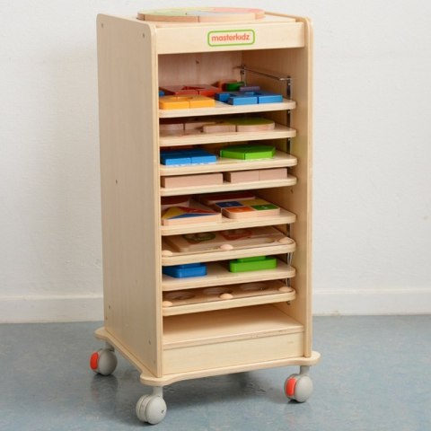 MASTERKIDZ Szafka Do Przechowywania Tabliczek Edukacyjnych