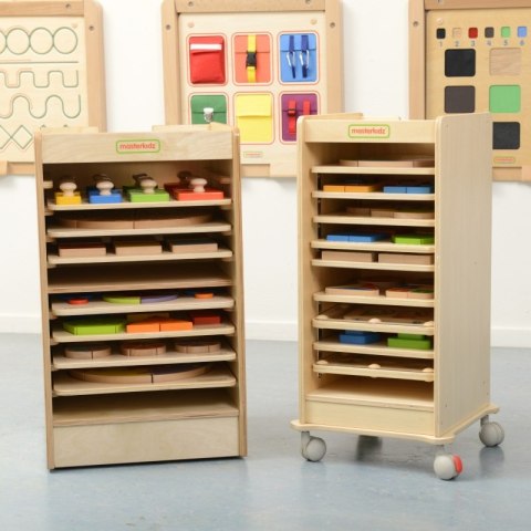 MASTERKIDZ Szafka Do Przechowywania Tabliczek Edukacyjnych