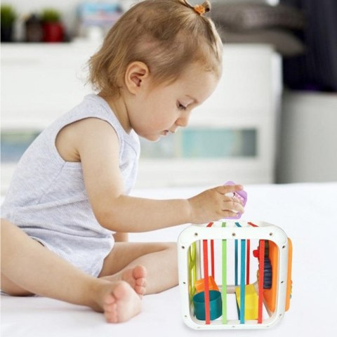 WOOPIE Kostka Edukacyjna Sorter 4w1 Kształty 18m+