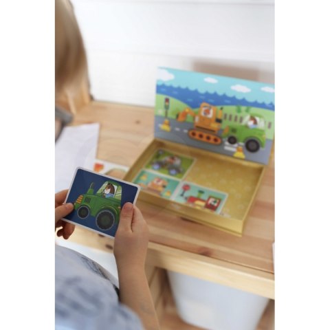 UKŁADANKA EDUKACYJNA MONTESSORI MAGNETYCZNE PUDEŁKO DLA DZIECI 80 EL TRWAŁE