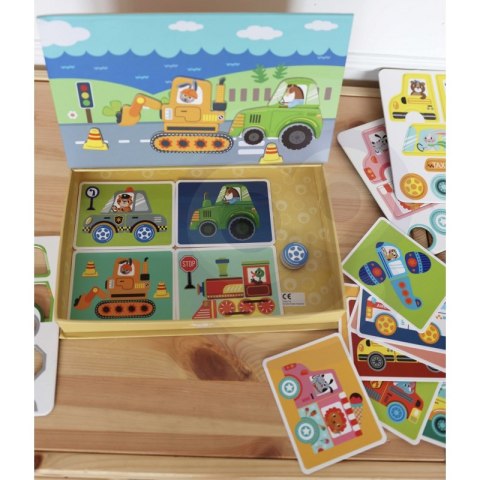 UKŁADANKA EDUKACYJNA MONTESSORI MAGNETYCZNE PUDEŁKO DLA DZIECI 80 EL TRWAŁE