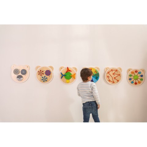 DREWNIANA TABLICA KOLORY CERTYFIKAT FSC MONTESSORI EDUKACYJNE KREATYWNE