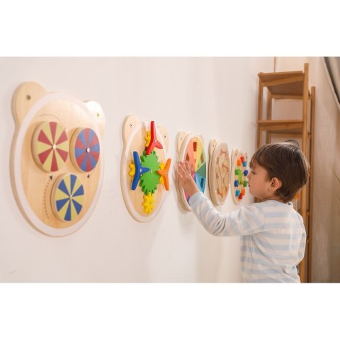 DREWNIANA TABLICA KOLORY CERTYFIKAT FSC MONTESSORI EDUKACYJNE KREATYWNE