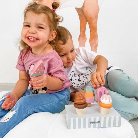 LODY NA PATYKU ZE STOJAKIEM 5 SZT. EDUKACYJNE KREATYWNE DLA DZIECI ZABAWA